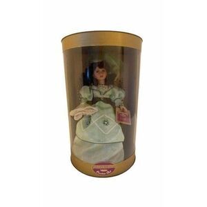 1980’s Lydia Doll With Chair Collectible Memories Genuine Porcelain Vintage Doll